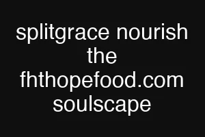 splitgrace nourish the fhthopefood.com soulscape